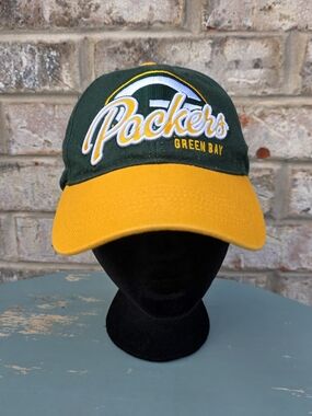 Green Bay Packers NFL Team Apparel Adjustable Script Hat